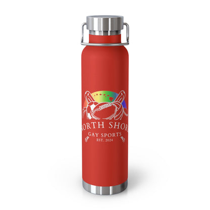 North Shore Gay Sports Copper Vacuum Insulated Bottle, 22oz - O'ahu Surf Company