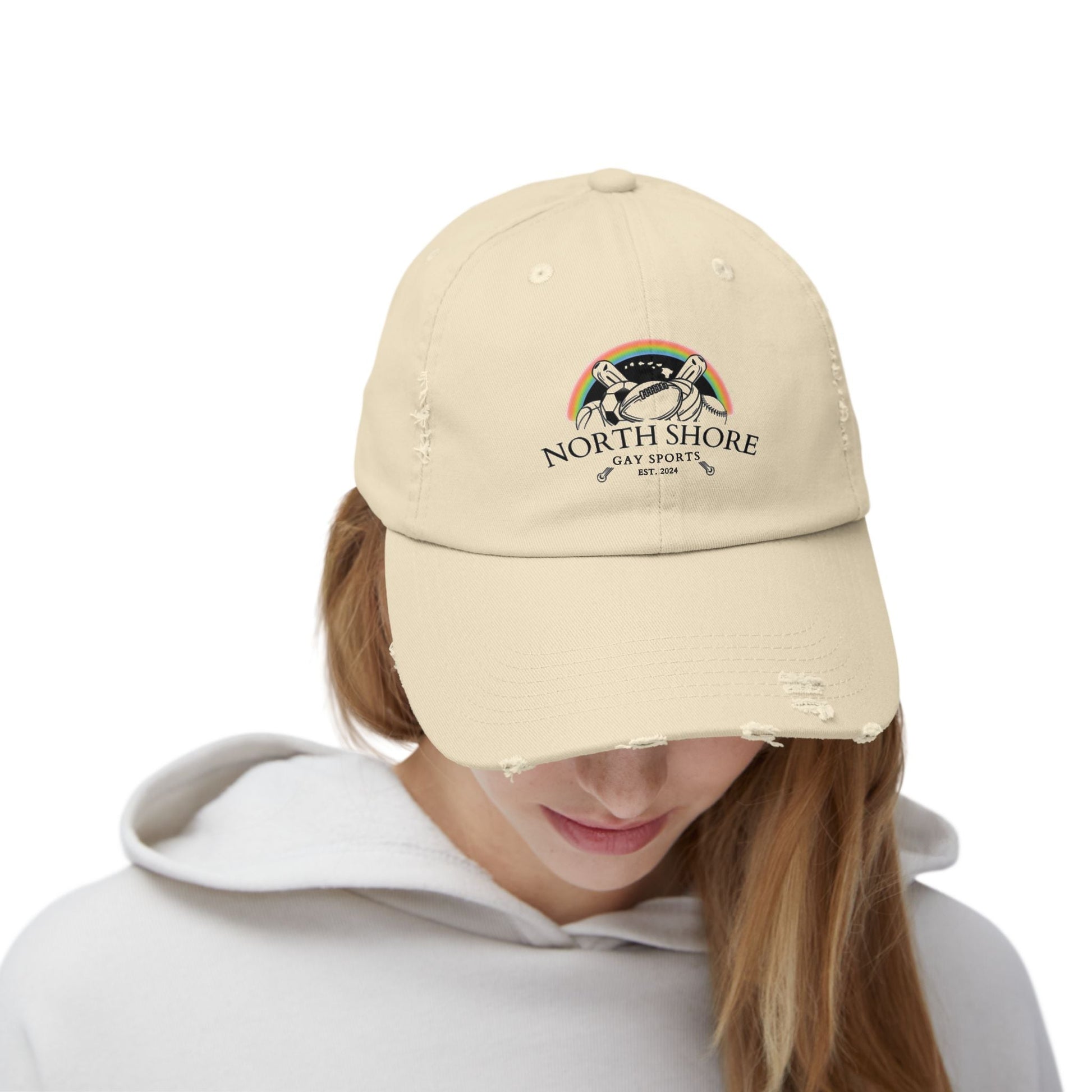 North Shore Gay Sports Distressed Cap - O'ahu Surf Company