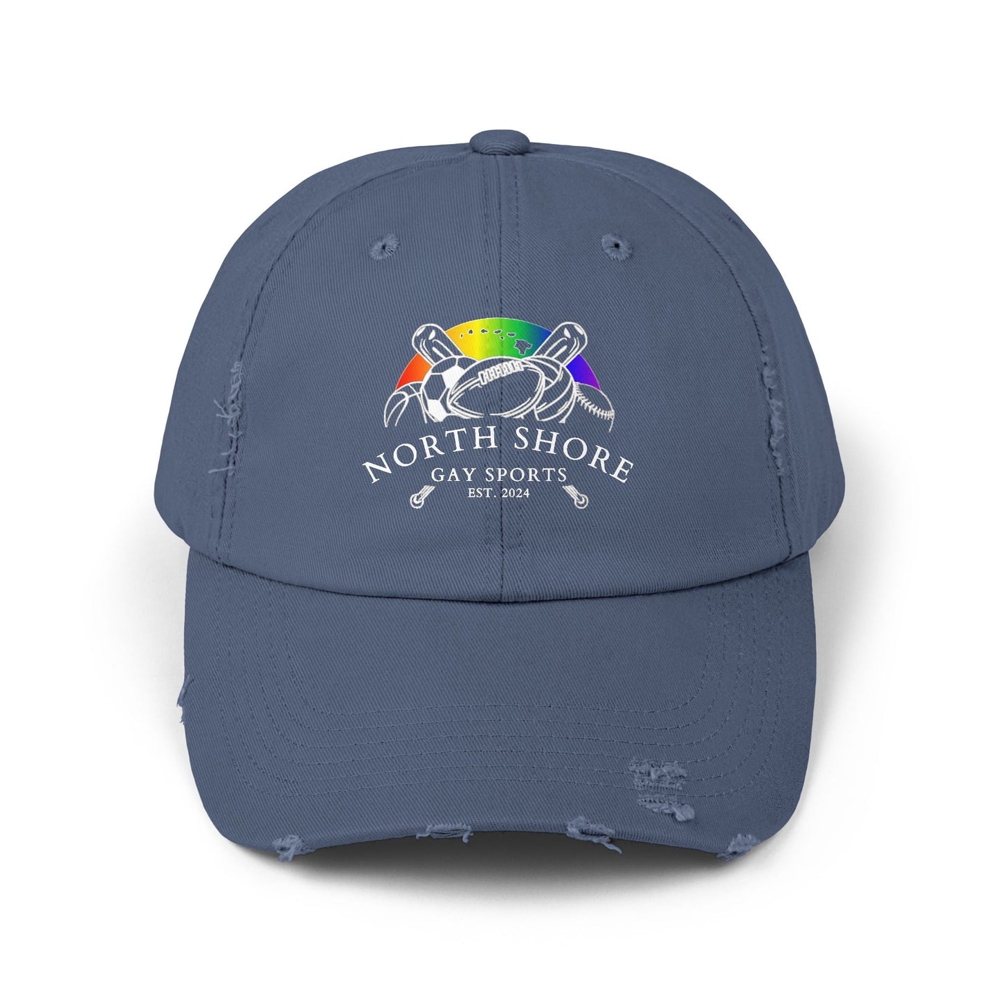 North Shore Gay Sports Distressed Cap - O'ahu Surf Company