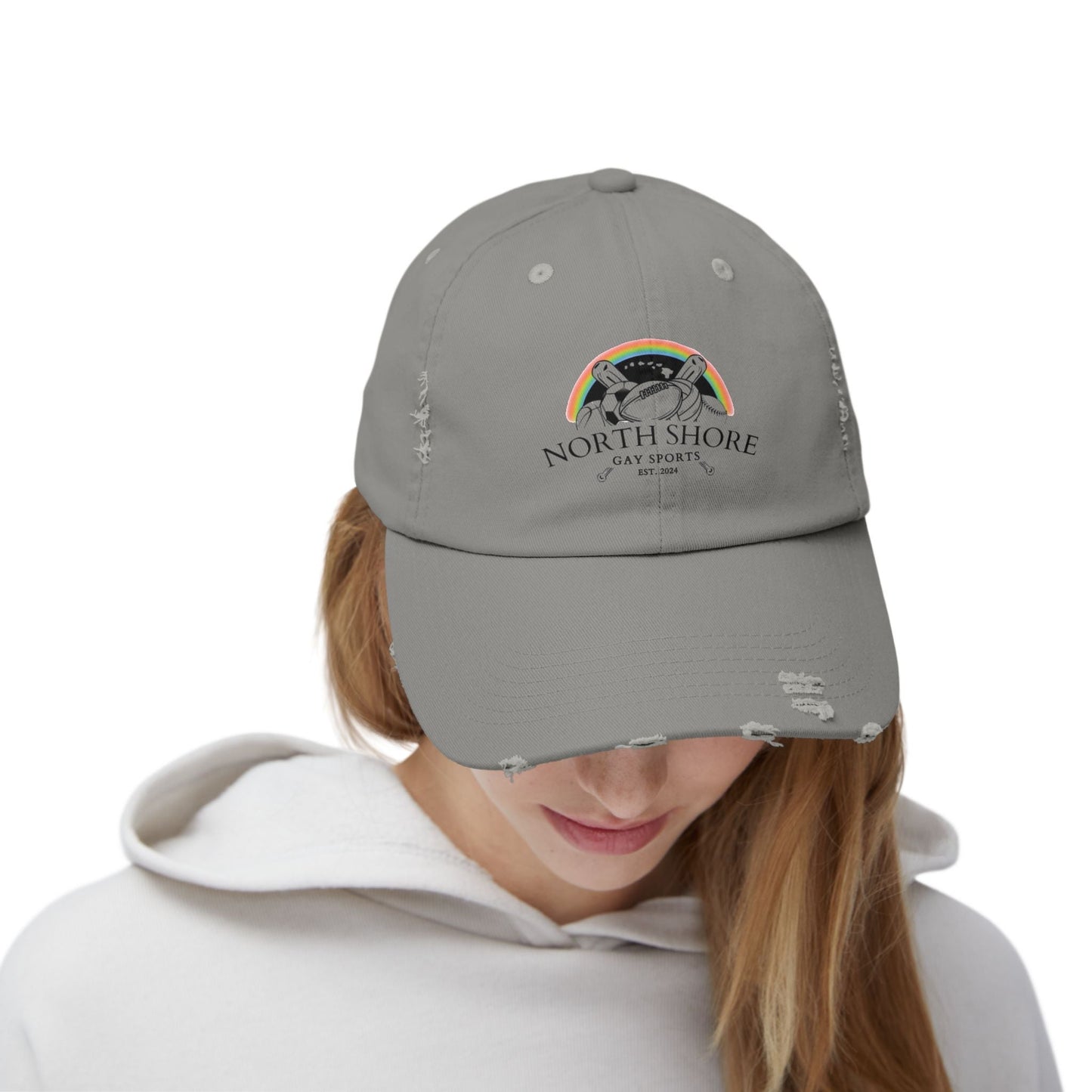 North Shore Gay Sports Distressed Cap - O'ahu Surf Company