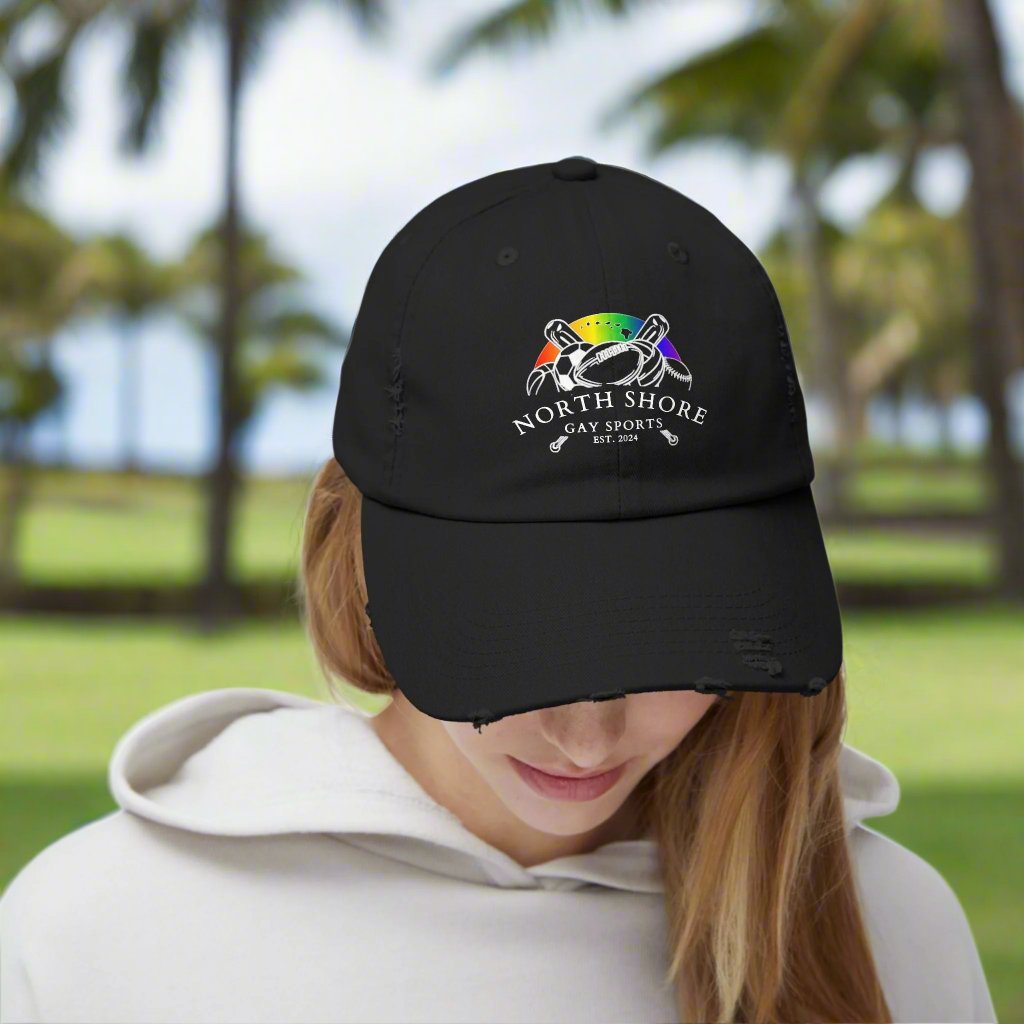 North Shore Gay Sports Distressed Cap - O'ahu Surf Company