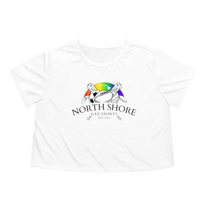 North Shore Gay Sports Flowy Cropped Tee - O'ahu Surf Company