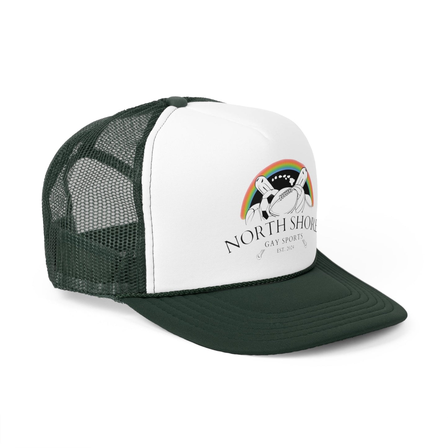 North Shore Gay Sports Trucker Hat - O'ahu Surf Company