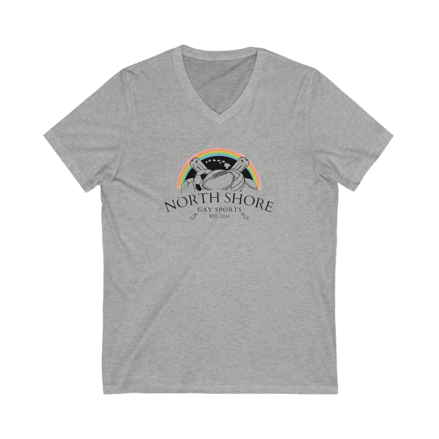 North Shore Gay Sports V - Neck T-Shirt - O'ahu Surf Company