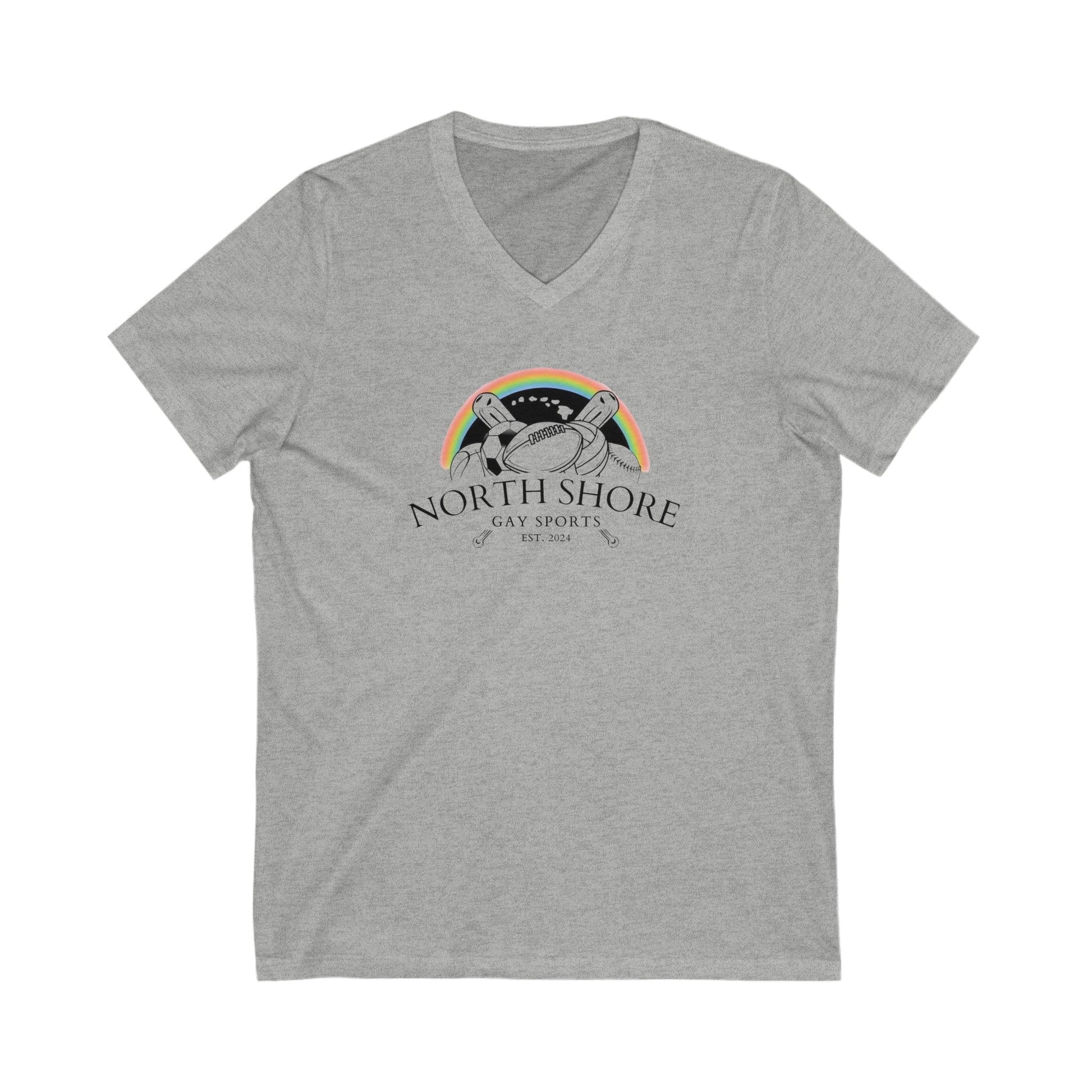 North Shore Gay Sports V - Neck T-Shirt - O'ahu Surf Company