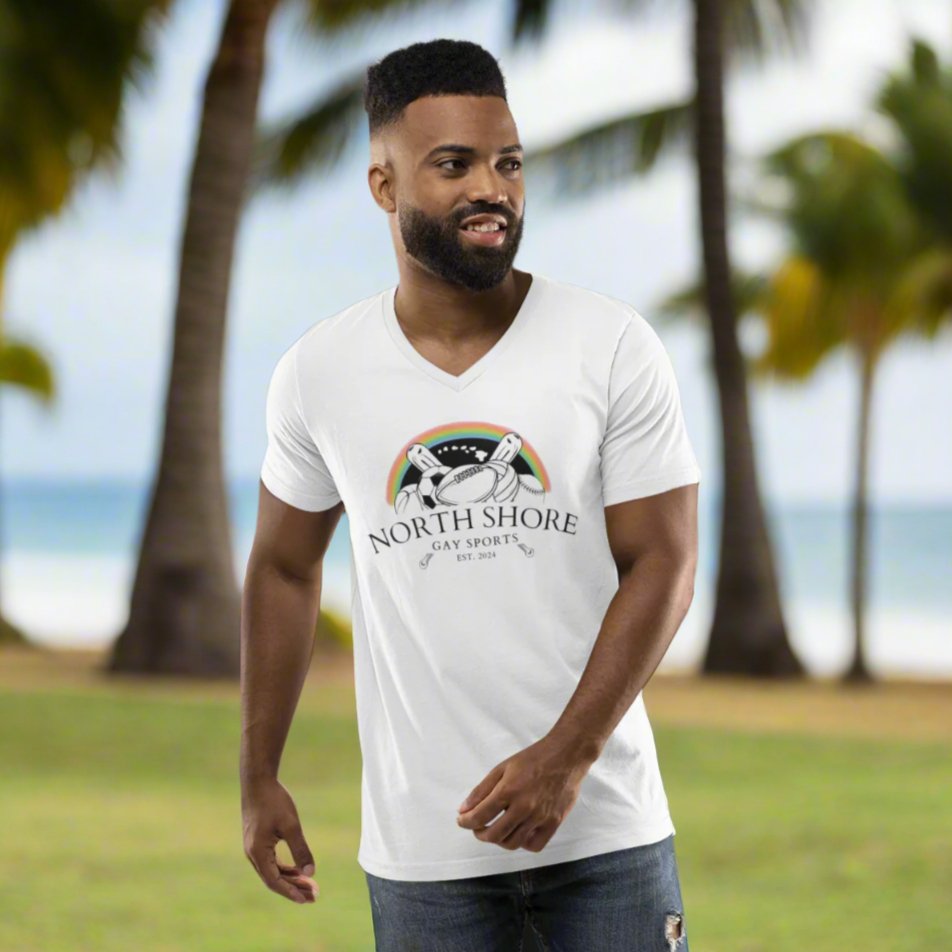 North Shore Gay Sports V - Neck T-Shirt - O'ahu Surf Company