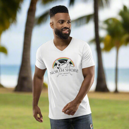 North Shore Gay Sports V - Neck T-Shirt - O'ahu Surf Company