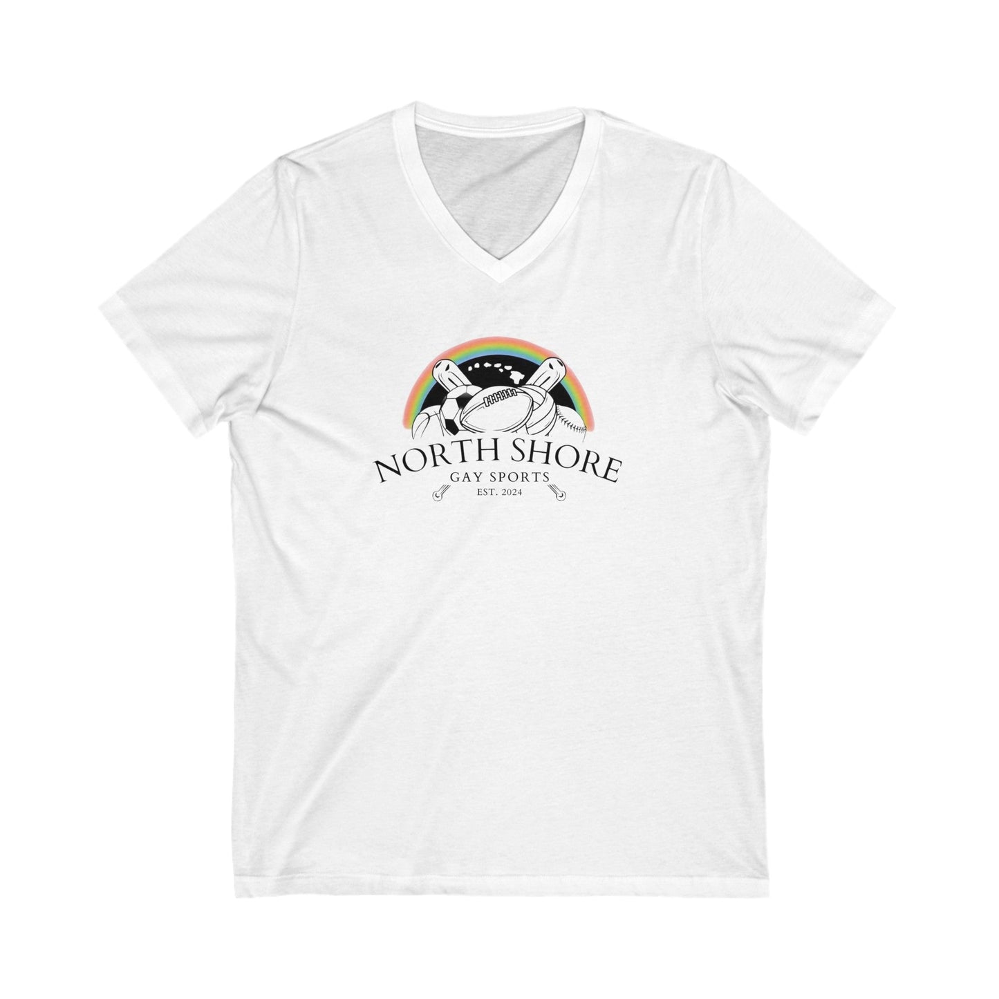 North Shore Gay Sports V - Neck T-Shirt - O'ahu Surf Company