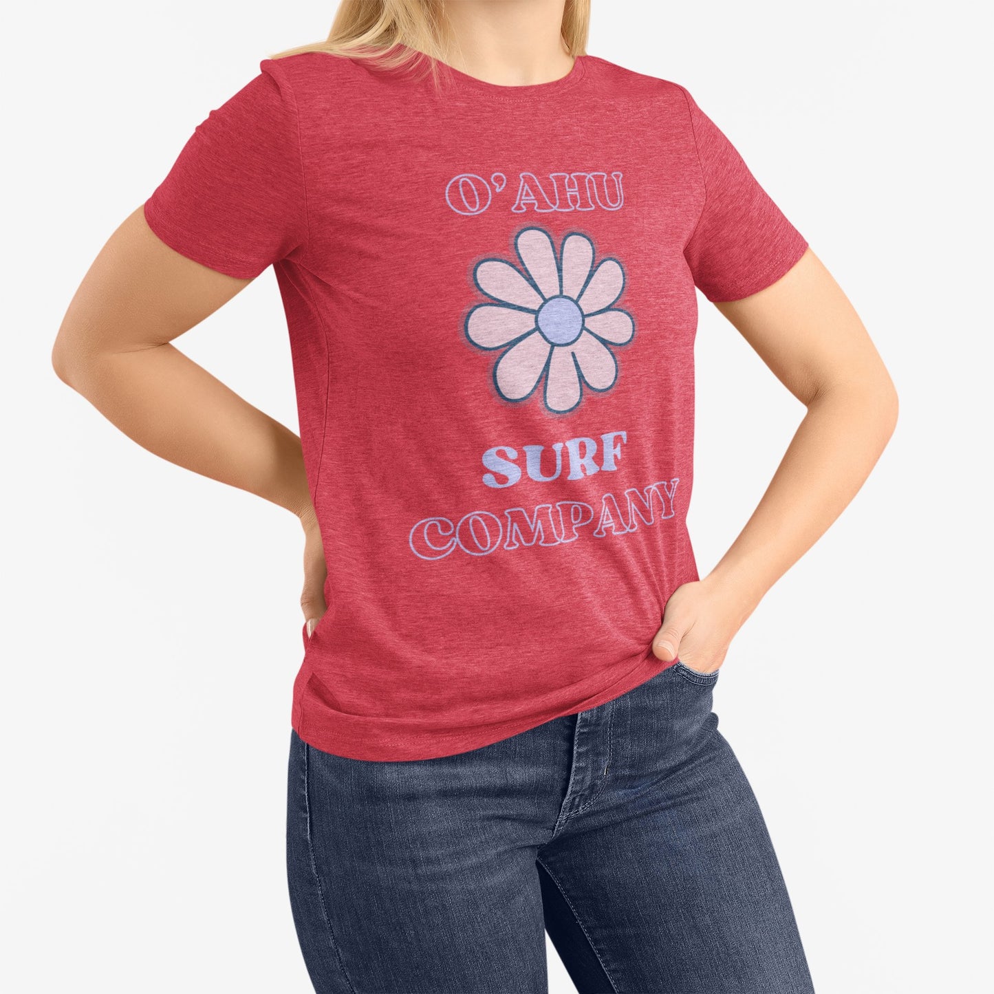 Oahu Hawaii Cool Flower T-shirt - O'ahu Surf Company