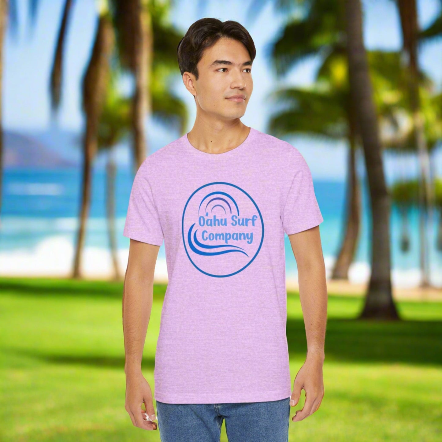 O'ahu Surf Company Blue Logo T - shirt - O'ahu Surf Company