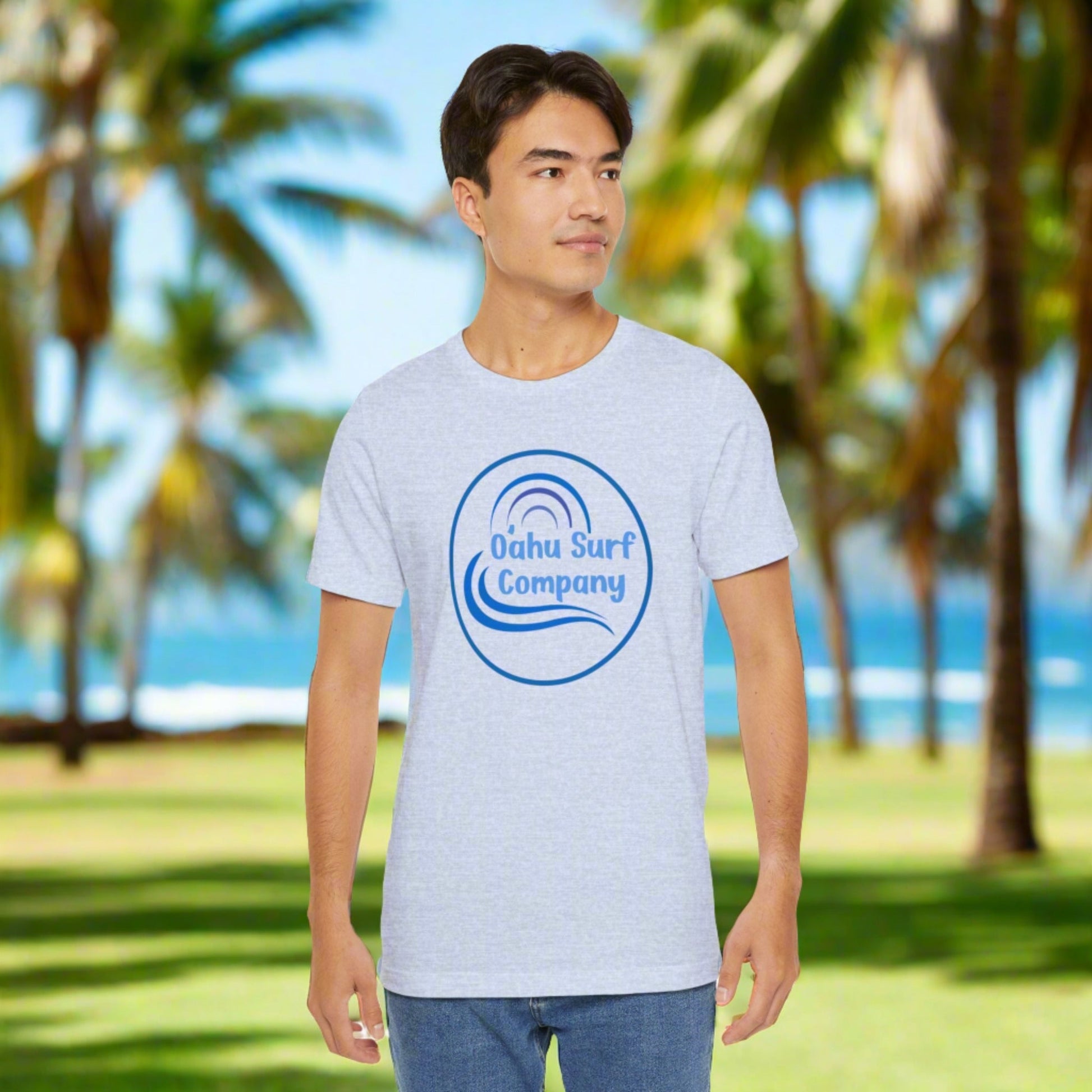 O'ahu Surf Company Blue Logo T - shirt - O'ahu Surf Company