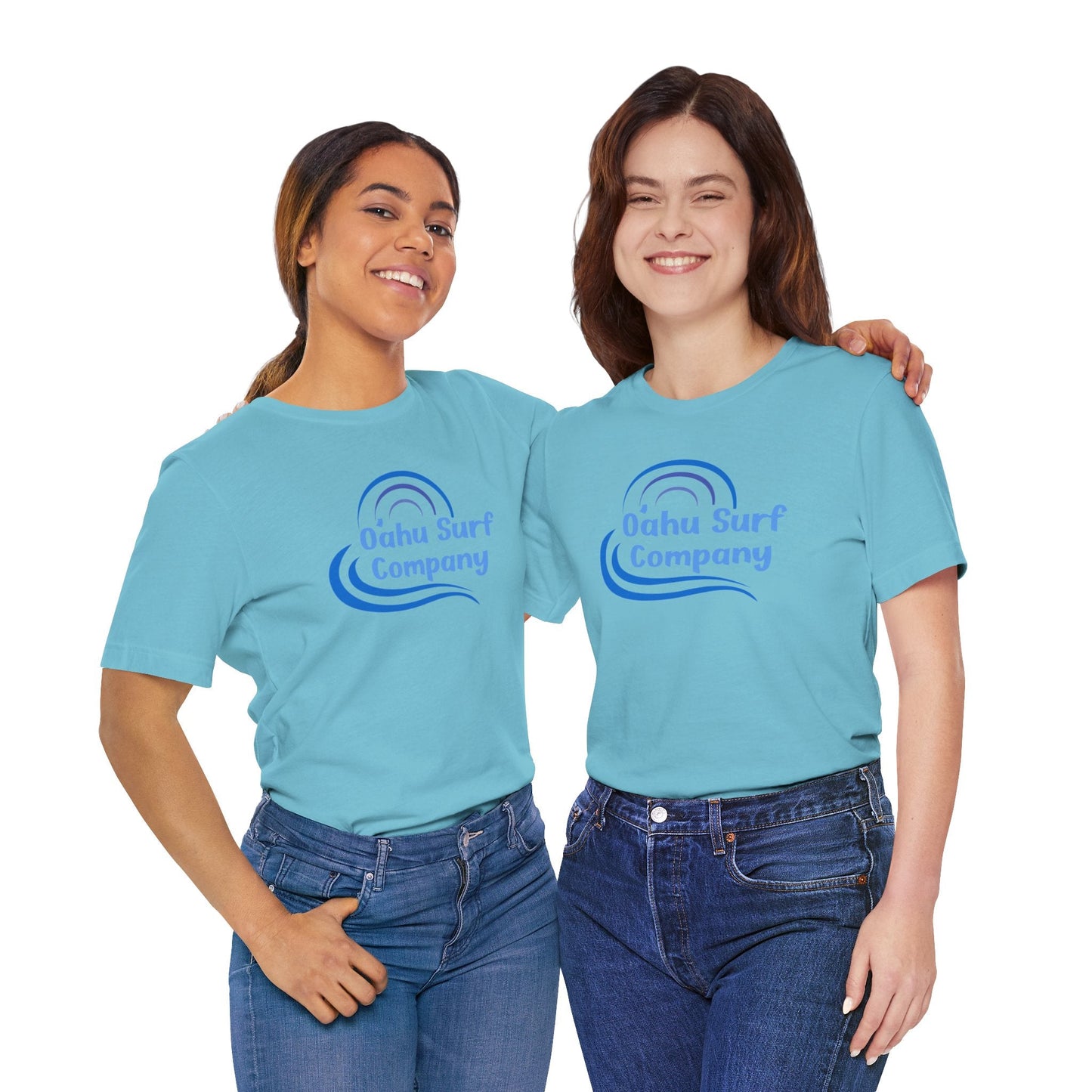 O'ahu Surf Company Blue Logo Unisex T-shirt - O'ahu Surf Company