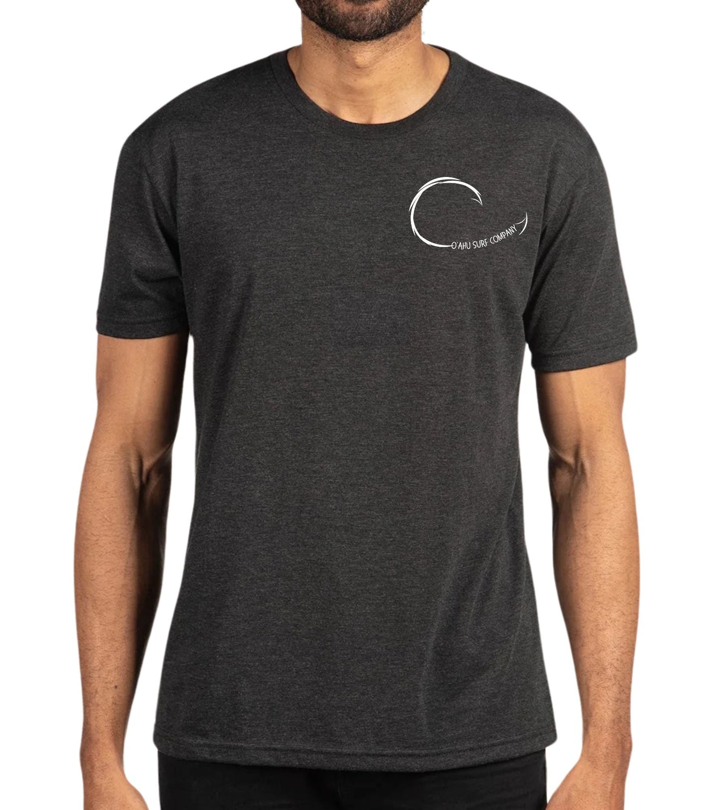 Oahu Surf Company Brand Logo Hawaii Ocean Wave Surf T-shirt - O'ahu Surf Company