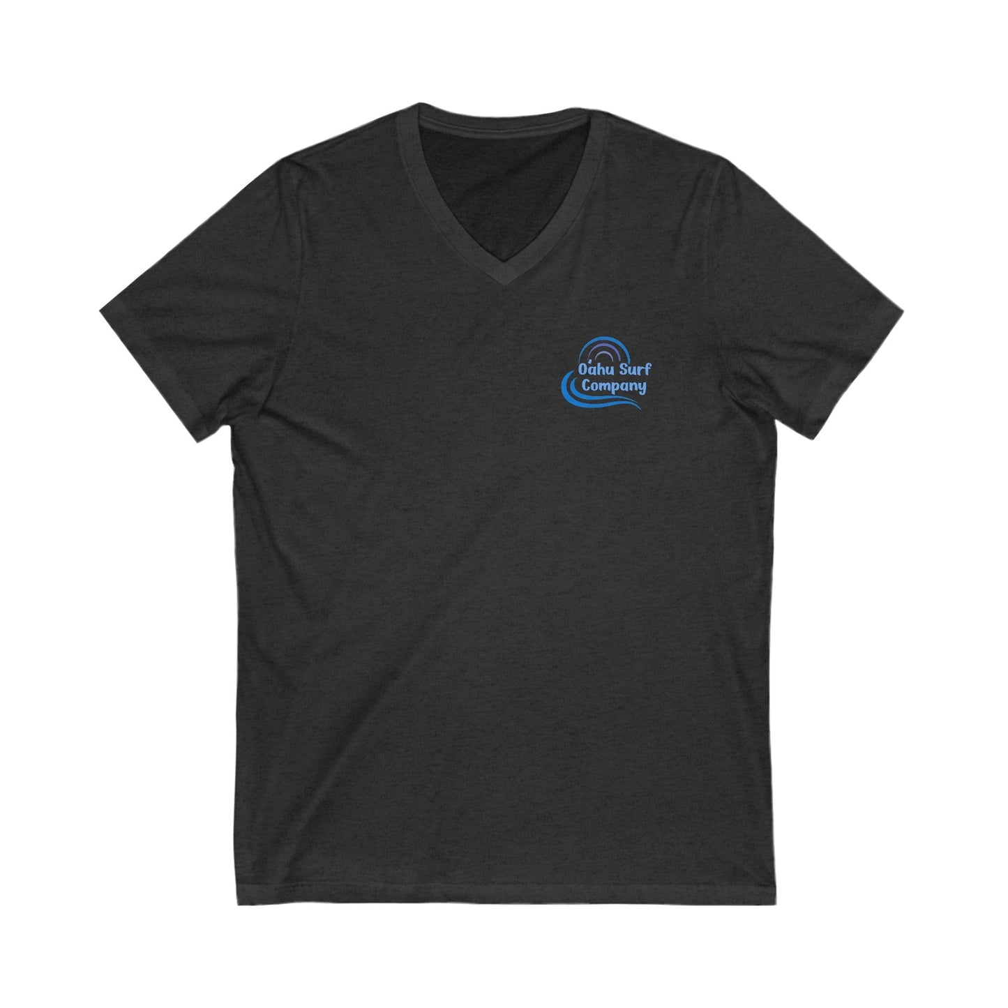 O'ahu Surf Company Hawaii Blue Logo V - Neck T-Shirt - O'ahu Surf Company