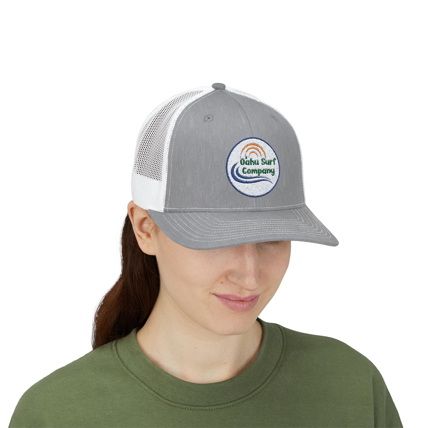 O'ahu Surf Company Hawaii Embroidered Rainbow Logo Hat - O'ahu Surf Company