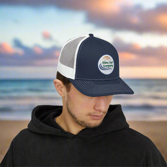 O'ahu Surf Company Hawaii Embroidered Rainbow Logo Hat - O'ahu Surf Company