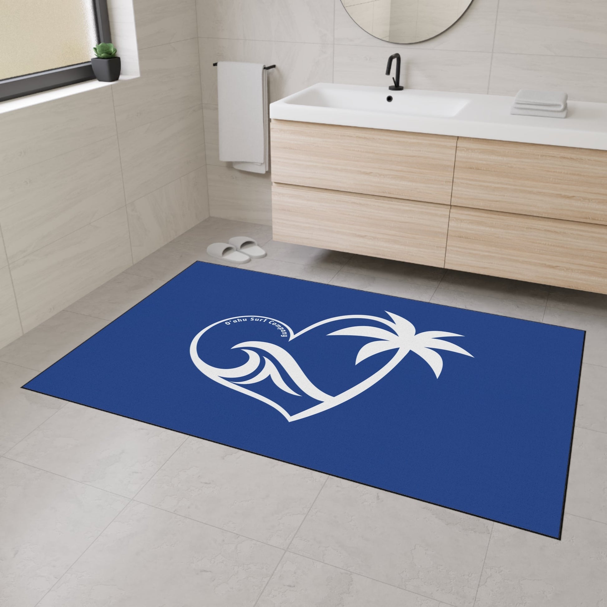 O'ahu Surf Company Heavy Duty Floor Mat in Blue - O'ahu Surf Company