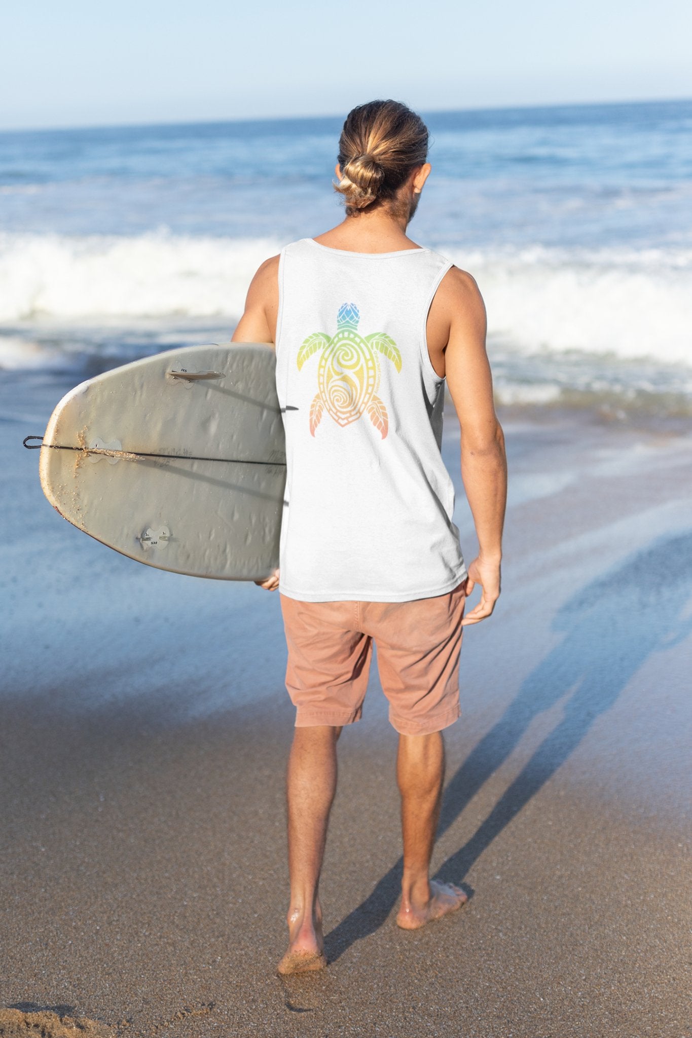 O'ahu Surf Company Logo Turtle Men's Tank Top - O'ahu Surf Company