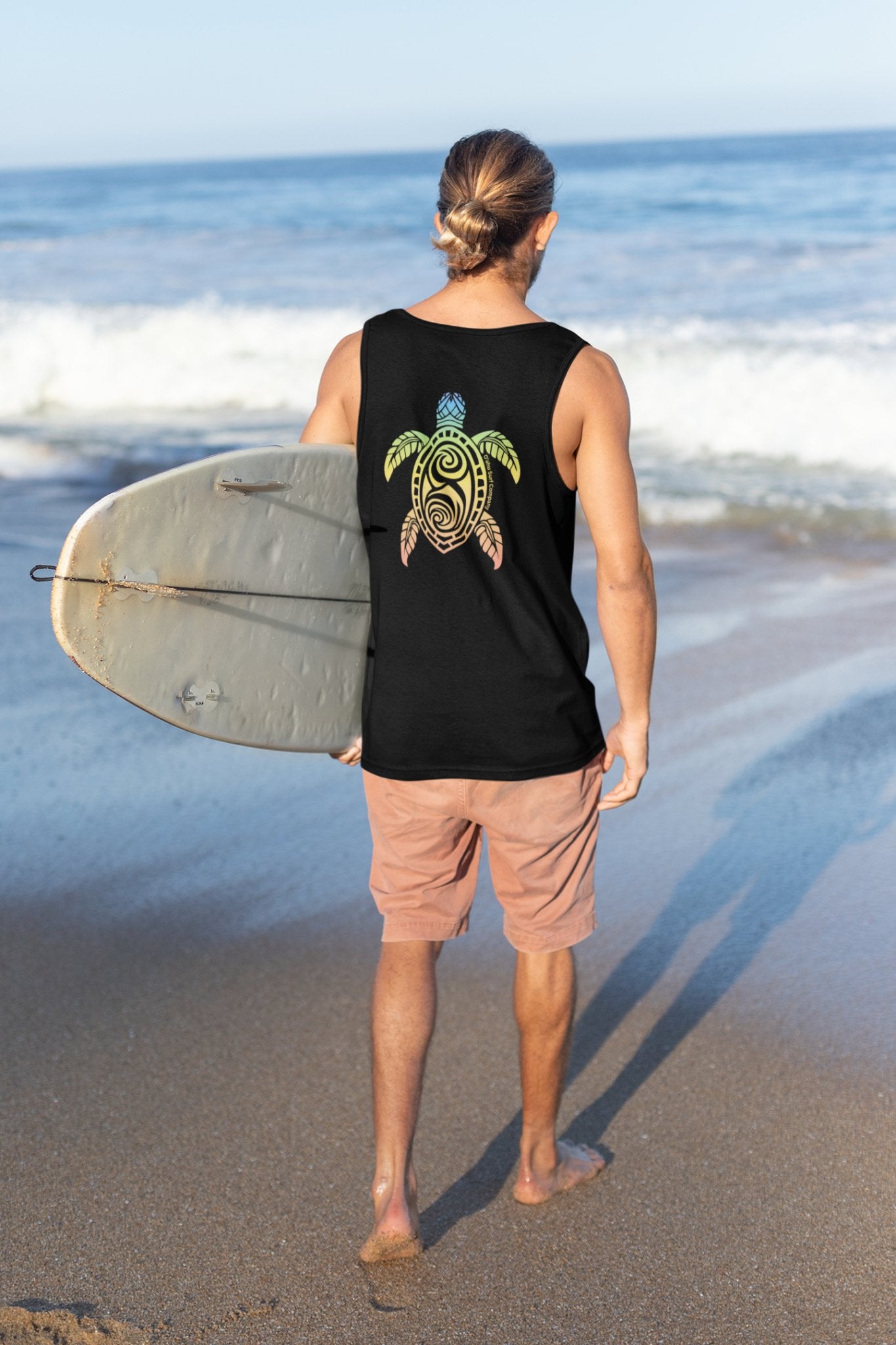 O'ahu Surf Company Logo Turtle Men's Tank Top - O'ahu Surf Company