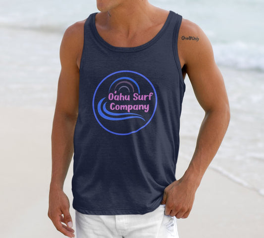 Oahu Surf Company Logo Unisex Jersey Tank Top - O'ahu Surf Company