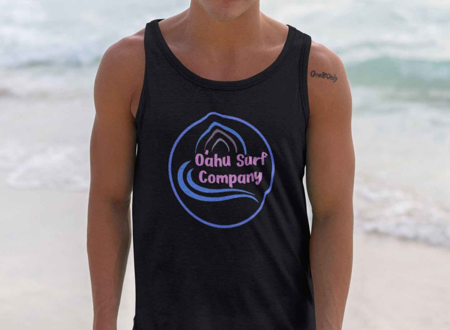 Oahu Surf Company Logo Unisex Jersey Tank Top - O'ahu Surf Company