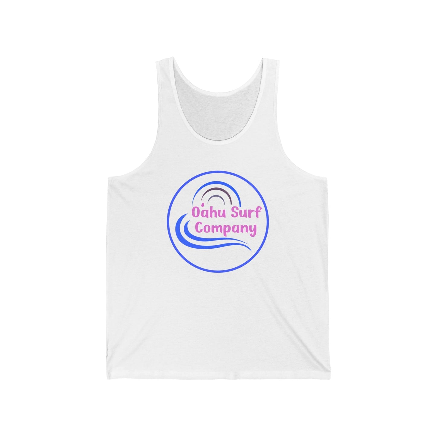 Oahu Surf Company Logo Unisex Jersey Tank Top - O'ahu Surf Company