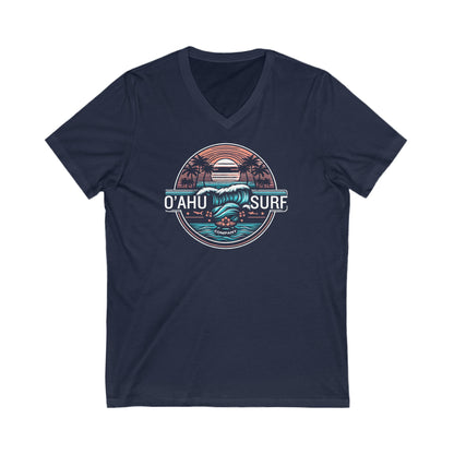 Ocean Wave V-Neck T-Shirt - O'ahu Surf Company