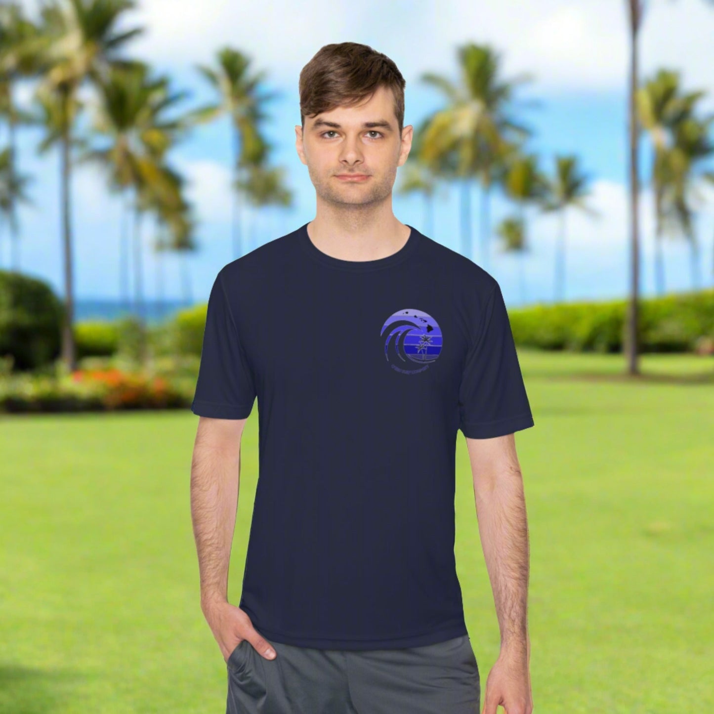 Performance Jersey Shirt Ocean Wave Logo - O'ahu Surf Company