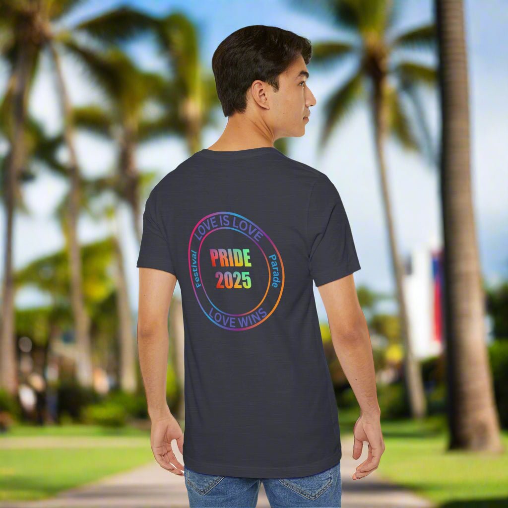 Pride Love Wins 2025 Festival and Parade Pride T-shirt - O'ahu Surf Company