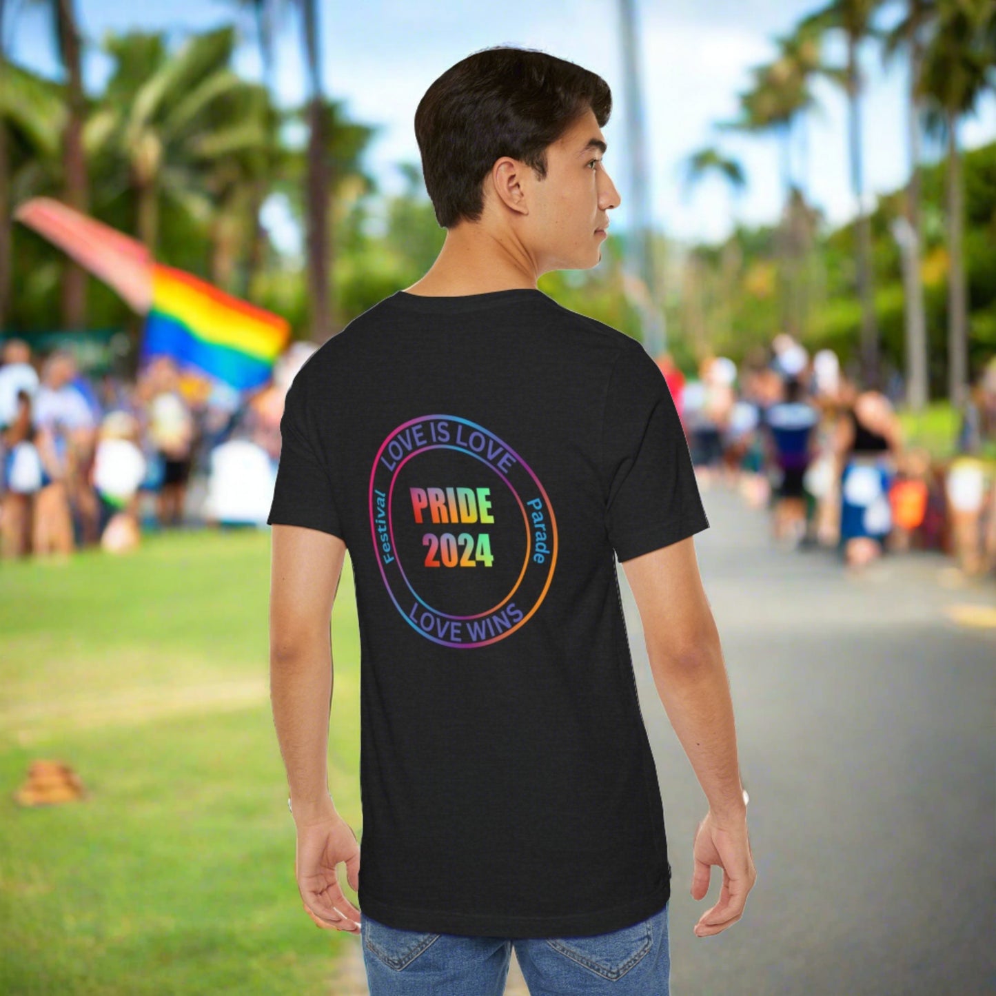 Pride Love Wins Festival and Parade Pride T-shirt - O'ahu Surf Company