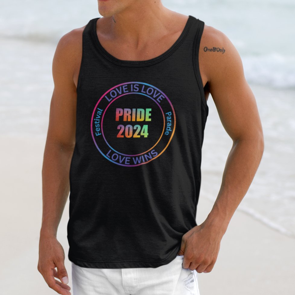 Pride Love Wins Festival and Parade Unisex Tank Top - O'ahu Surf Company