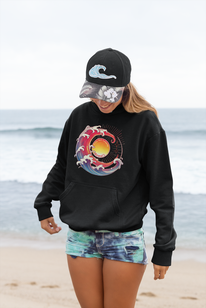 Sun Wave Hawaii Women's Unisex Hoodie Sweatshirt