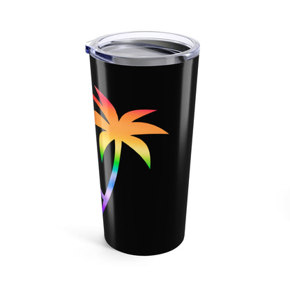 Rainbow Heart Wave Hawaii Tumbler 20oz - O'ahu Surf Company