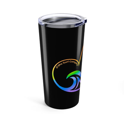 Rainbow Heart Wave Hawaii Tumbler 20oz - O'ahu Surf Company