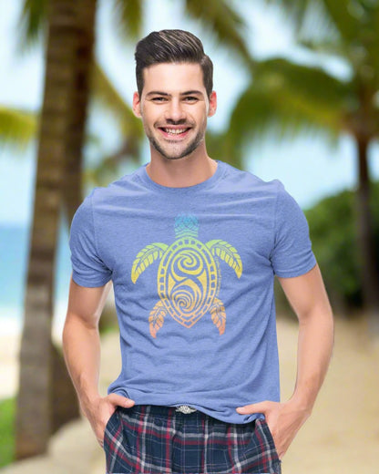 Rainbow Honu Hawaii Green Sea Turtle T-shirt - O'ahu Surf Company