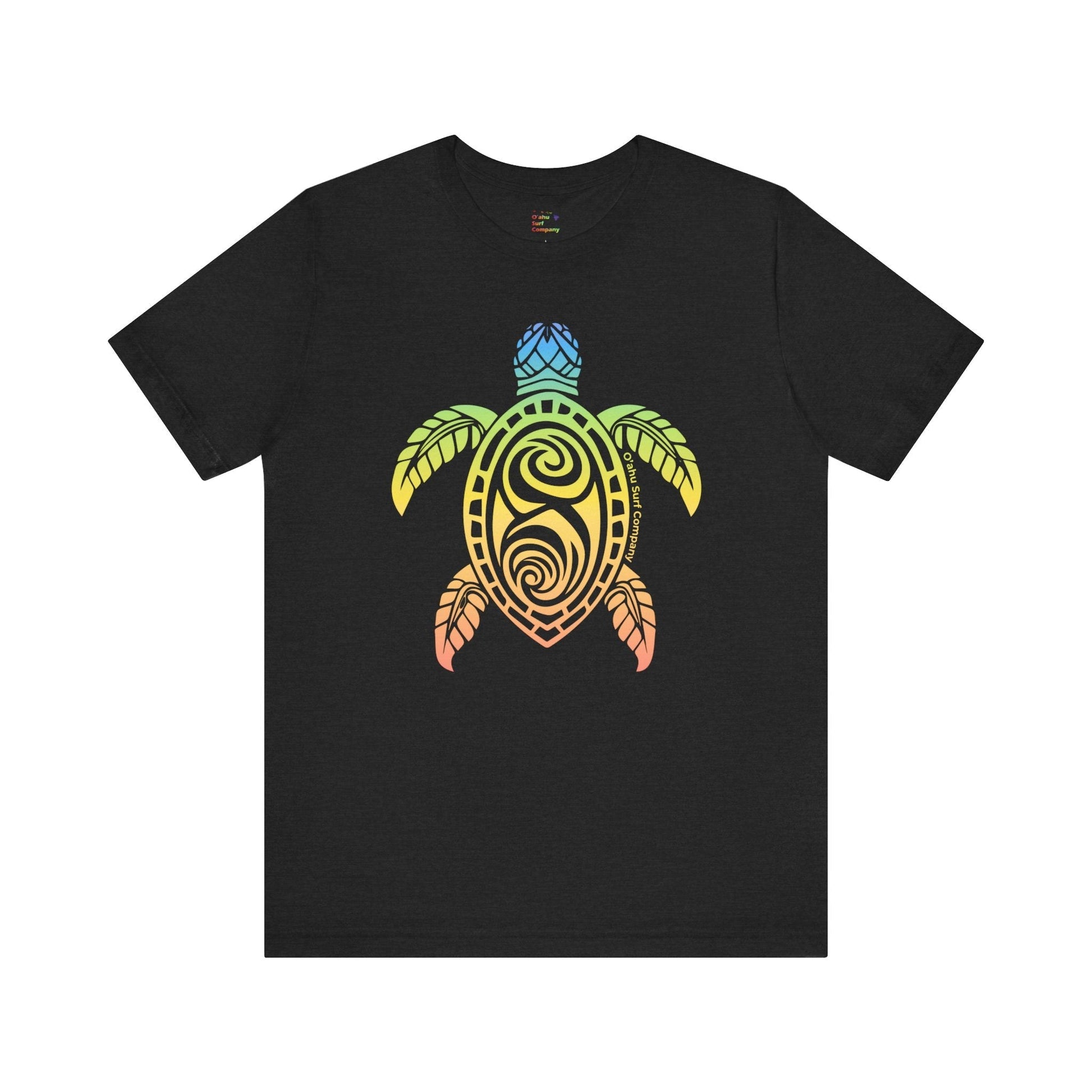 Rainbow Honu Hawaii Green Sea Turtle T-shirt - O'ahu Surf Company