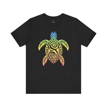 Rainbow Honu Hawaii Green Sea Turtle T-shirt - O'ahu Surf Company