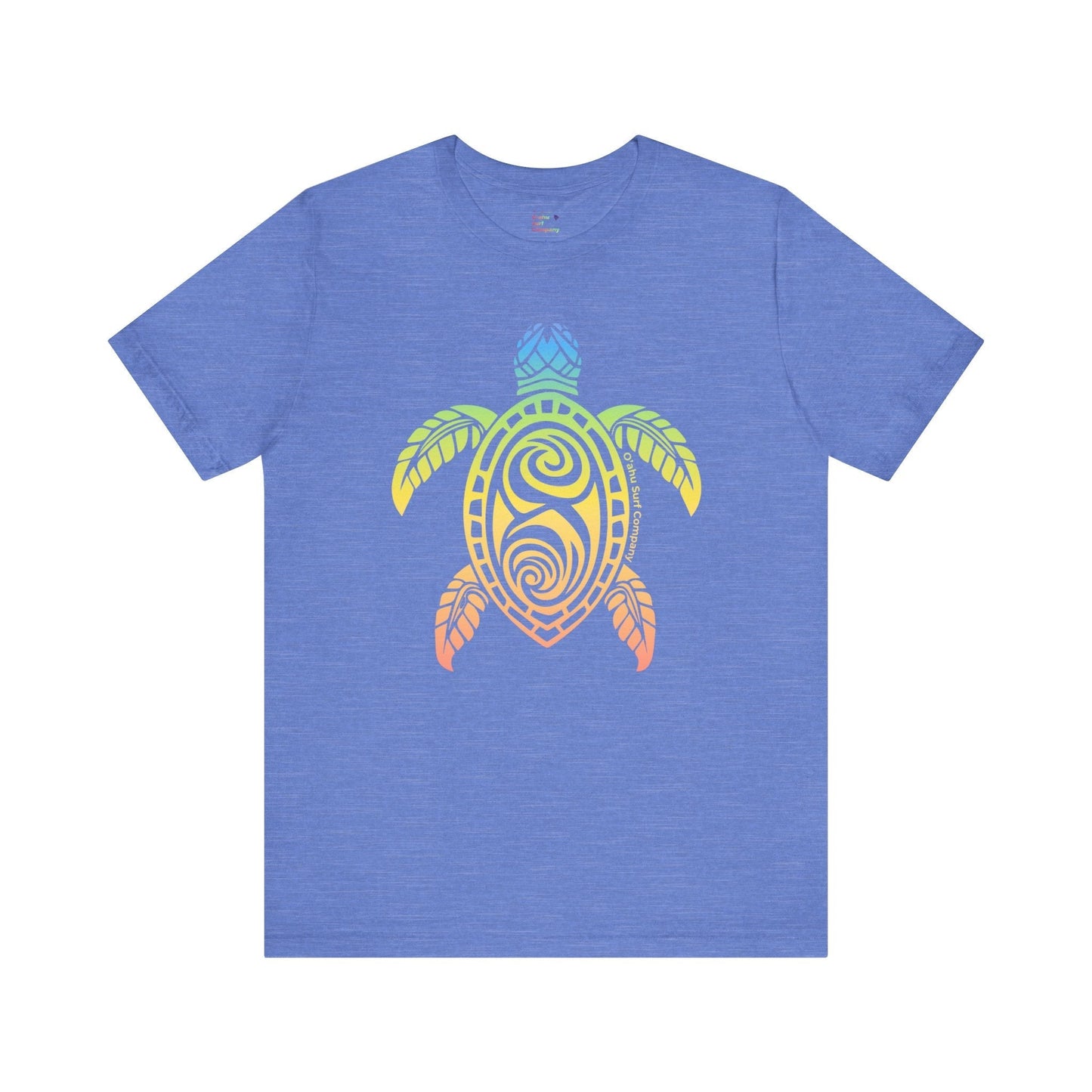 Rainbow Honu Hawaii Green Sea Turtle T-shirt - O'ahu Surf Company