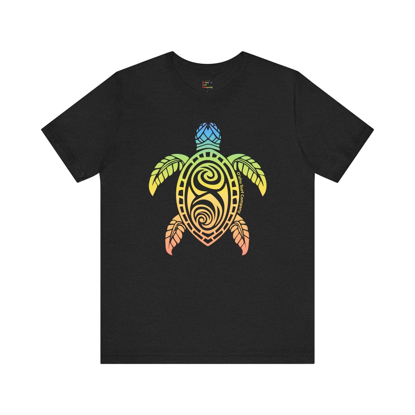 Rainbow Honu Hawaii Green Sea Turtle T-shirt - O'ahu Surf Company