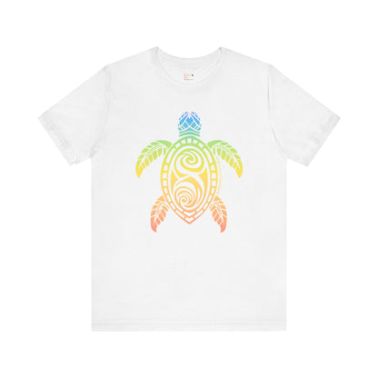 Rainbow Honu Hawaii Green Sea Turtle T-shirt - O'ahu Surf Company