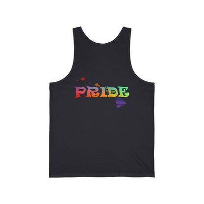 Rainbow Pride Hawaiian Islands Unisex Tank Top - O'ahu Surf Company