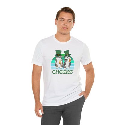 St. Patrick's Day Cats Drinking Beer Funny T-Shirt - O'ahu Surf Company