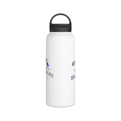 Stainless Steel Water Bottle North Shore Gay Sports Get Out and Stay Out, Available in 12oz, 18oz, 32oz - O'ahu Surf Company