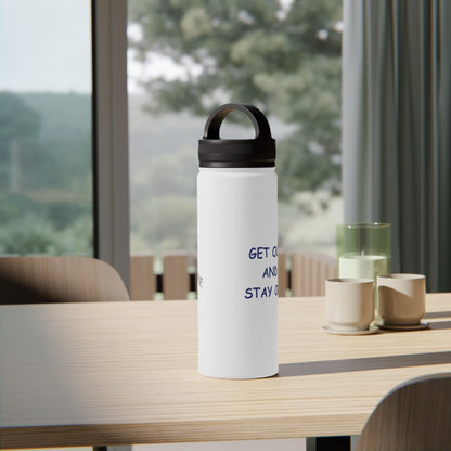 Stainless Steel Water Bottle North Shore Gay Sports Get Out and Stay Out, Available in 12oz, 18oz, 32oz - O'ahu Surf Company