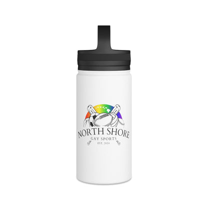 Stainless Steel Water Bottle North Shore Gay Sports Get Out and Stay Out, Available in 12oz, 18oz, 32oz - O'ahu Surf Company