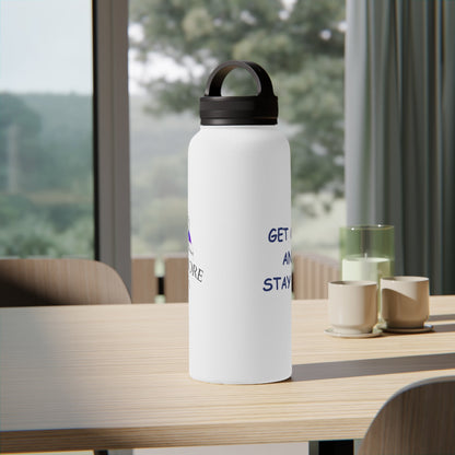 Stainless Steel Water Bottle North Shore Gay Sports Get Out and Stay Out, Available in 12oz, 18oz, 32oz - O'ahu Surf Company