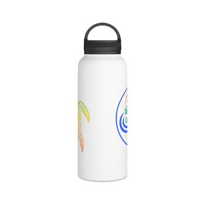 Stainless Steel Water Bottle with Rainbow Sea Turtle Design – Double - Wall Insulated 12oz, 18oz, 32oz - O'ahu Surf Company