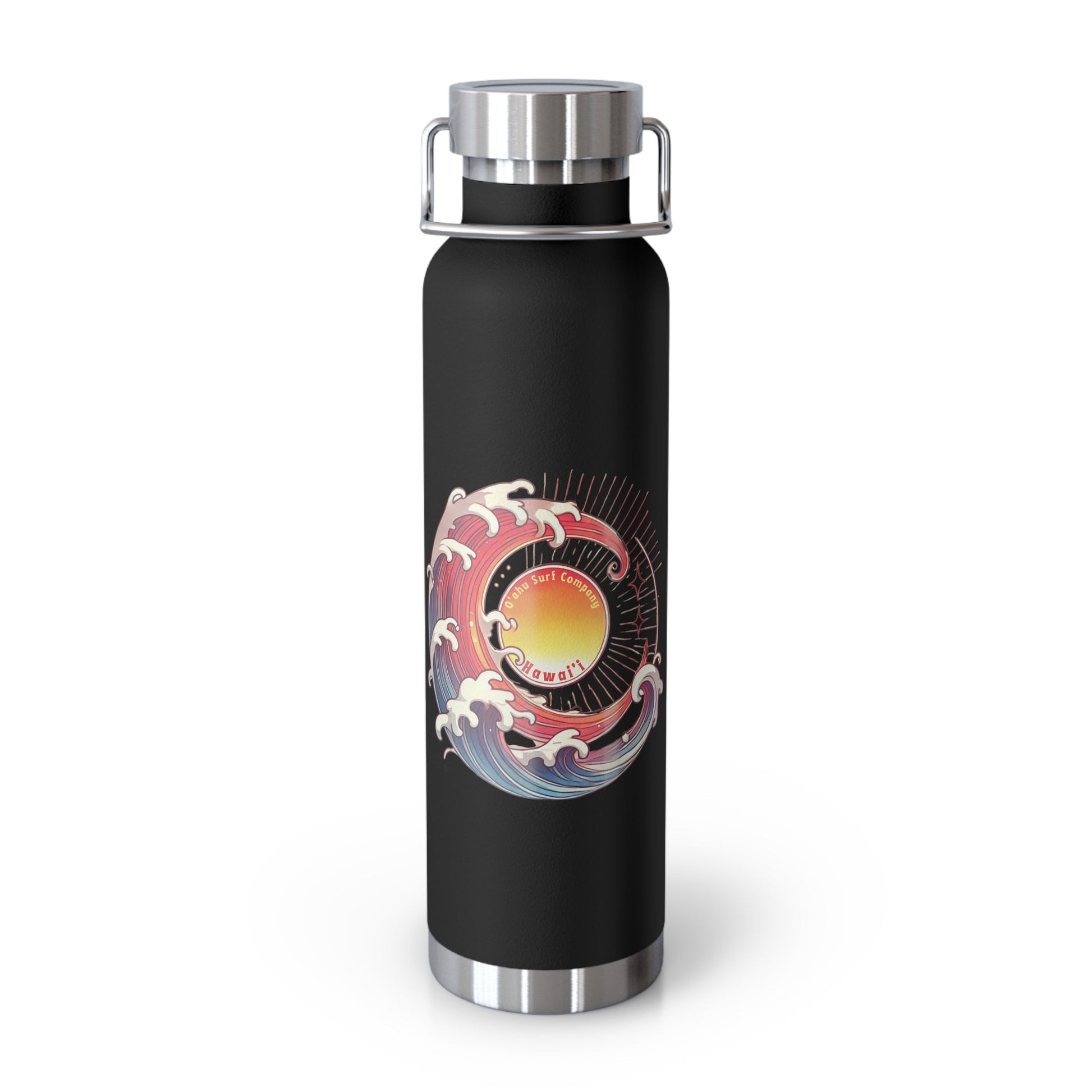 Sun Wave Surf Hawaii Copper Vacuum Insulated Bottle 22oz - O'ahu Surf Company