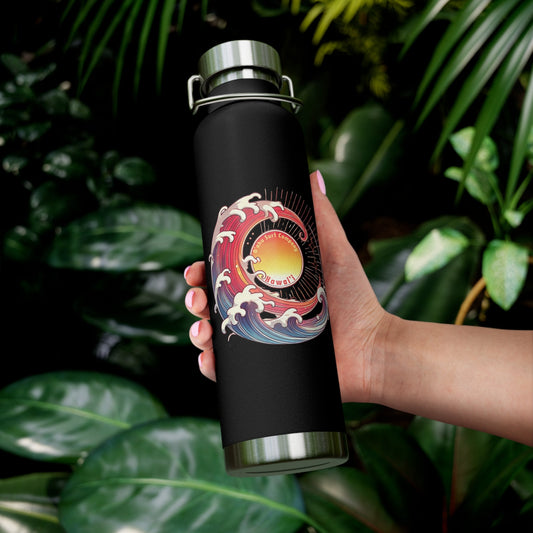 Sun Wave Surf Hawaii Copper Vacuum Insulated Bottle 22oz - O'ahu Surf Company