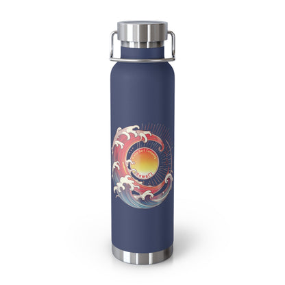 Sun Wave Surf Hawaii Copper Vacuum Insulated Bottle 22oz - O'ahu Surf Company